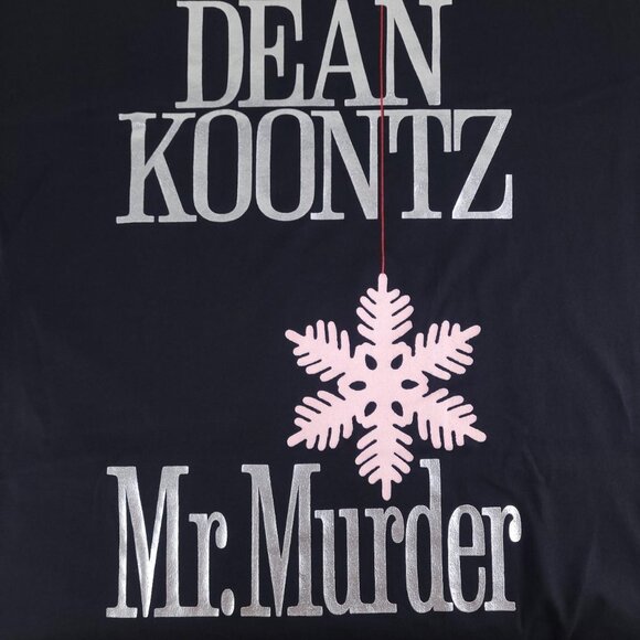 Vintage 90s Dean Koontz Mr. Murder book literature novel promo shirt - Picture 2 of 3